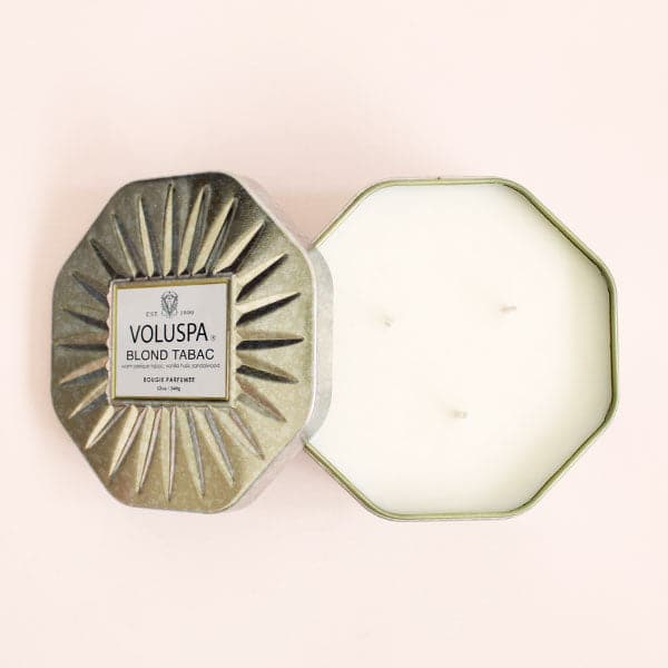 Blond Tabac Candle | Octagon Tin