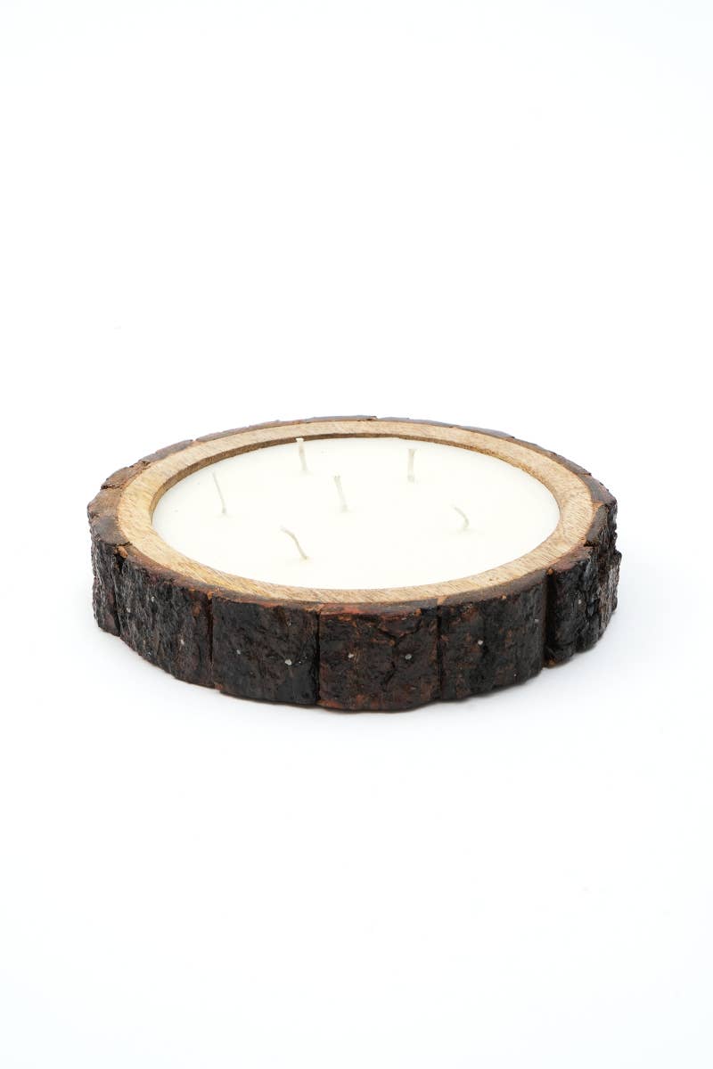 10 oz Wooden Scented Candle