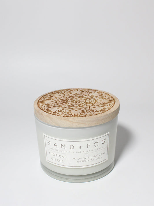 Basic Tropical Citrus 12 oz scented candle Default Title
