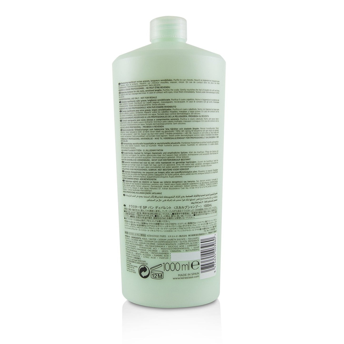 Kerastase Specifique Bain Divalent Balancing Shampoo (Oily Roots, Sensitised Lengths) 1000ml/34oz