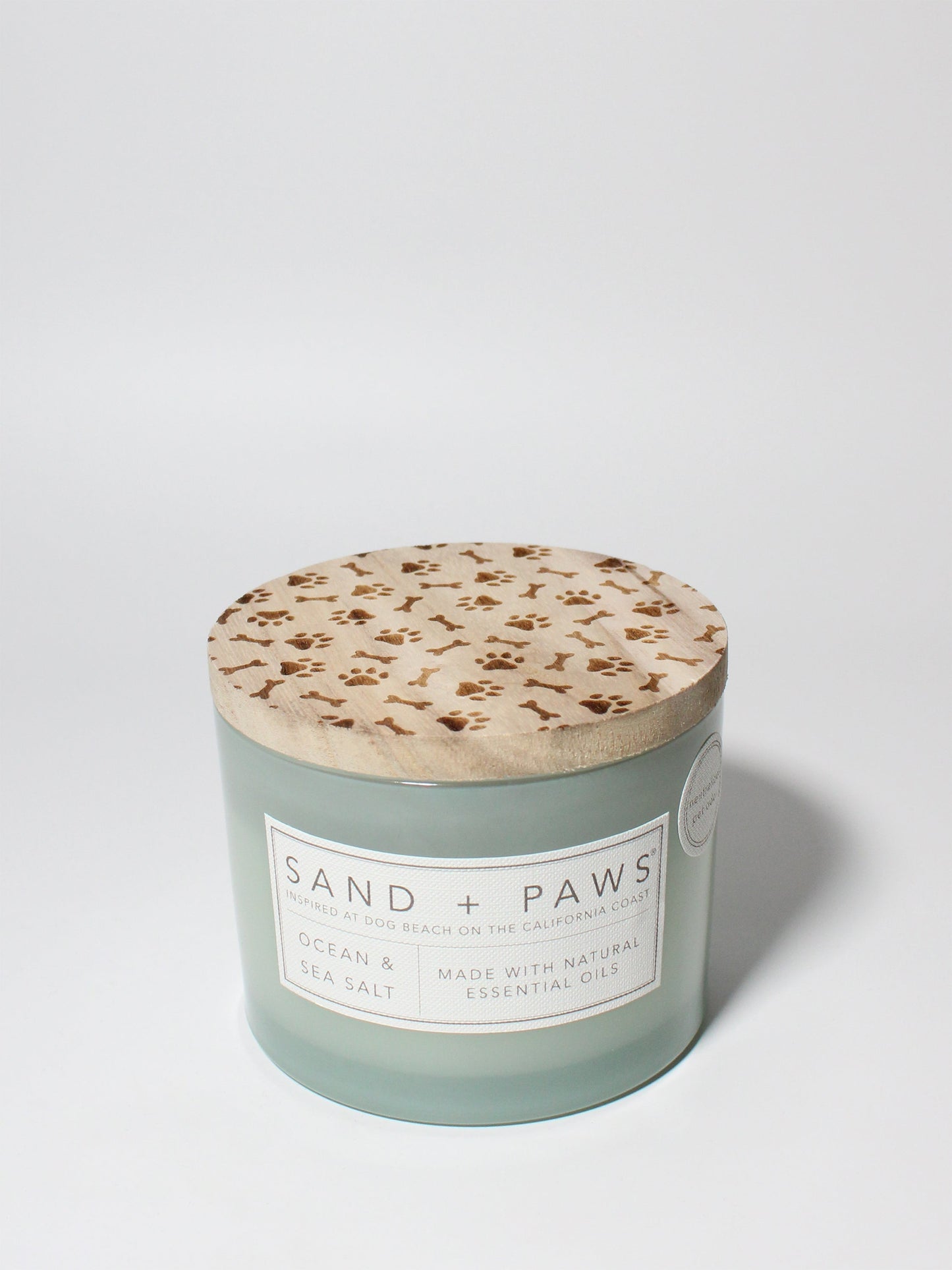 Sand + Paws Ocean & Sea Salt 12 oz scented candle
