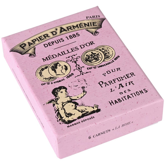 Papier d'Armenie “La Rose” Coffret Vintage