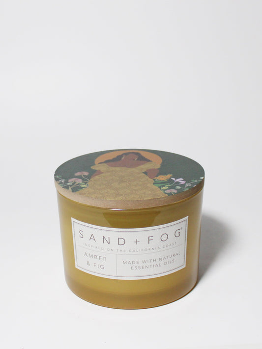 Amber & Fig 12 oz scented candle