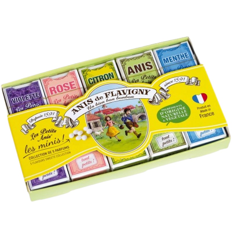 Les Anis de Flavigny Pocket Box Gift Set (5 x 18 g)