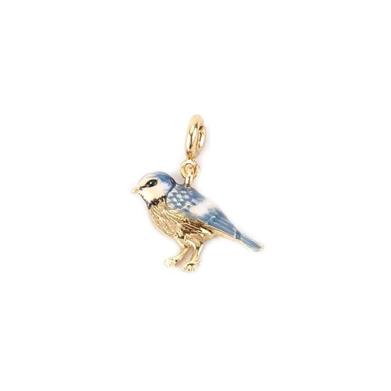 Enamel Blue Tit Charm