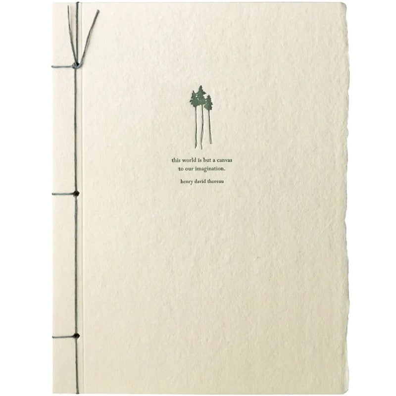 Henry David Thoreau Handmade Paper Inspiration Journal