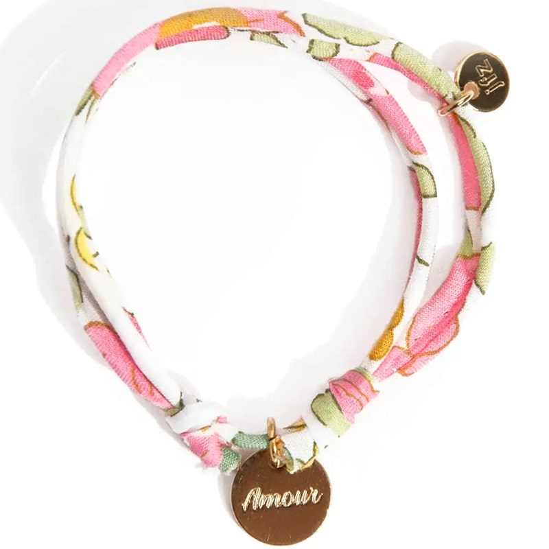 Liberty Double Wrap Amour Bracelet - Betsy Marshmallow