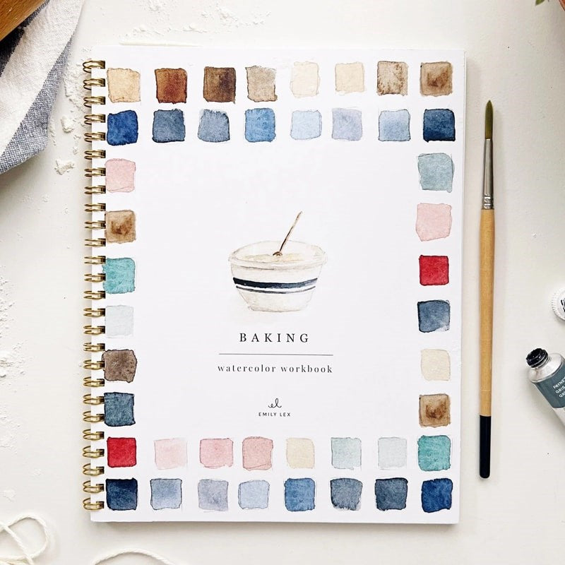 Baking Watercolor Workbook