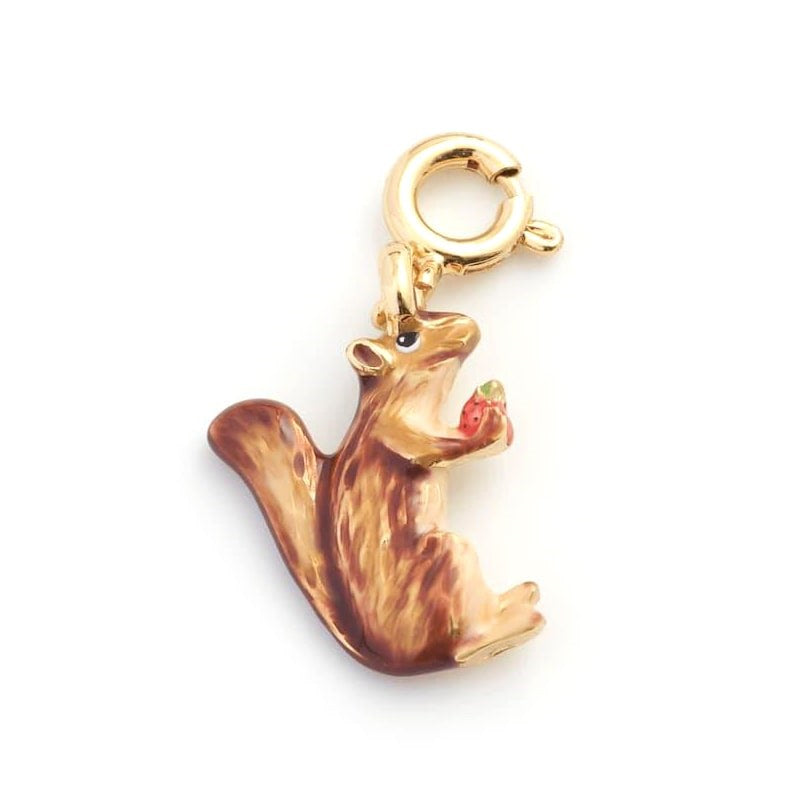 Fable England Enamel Cheeky Squirrel Charm (1 pc)