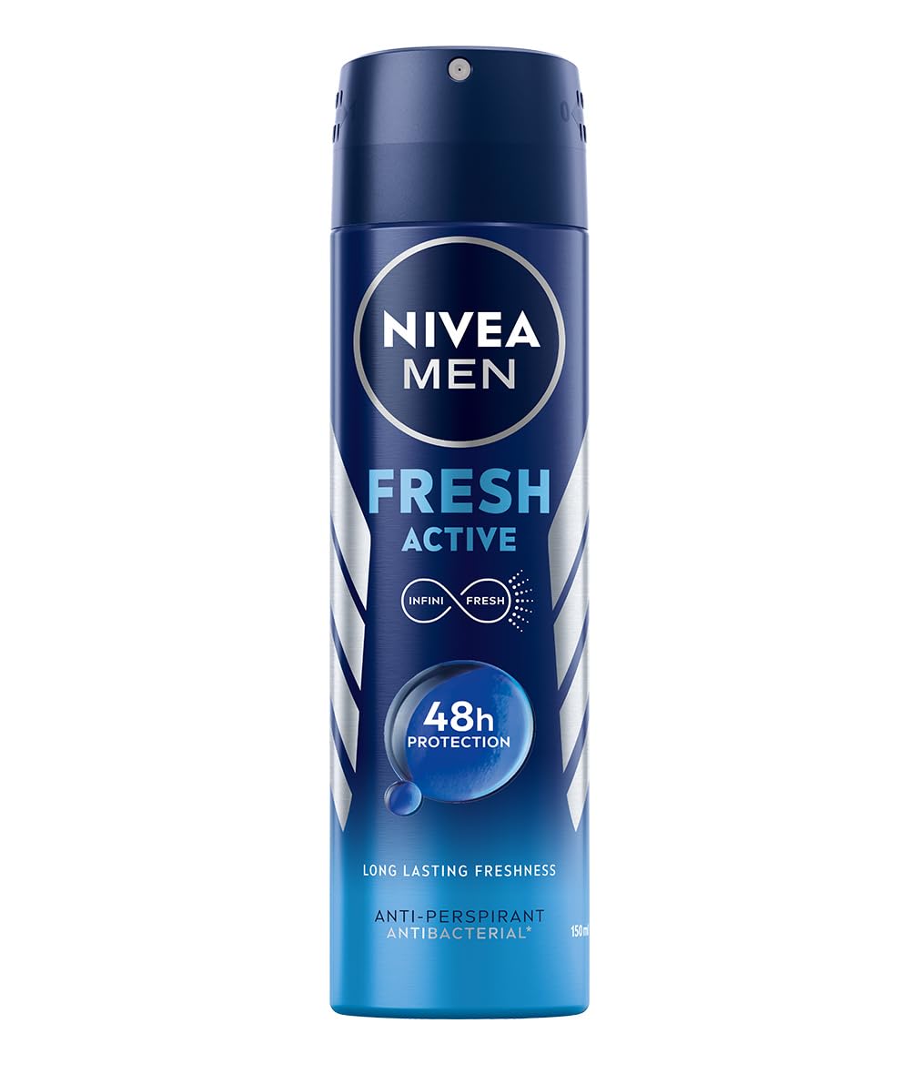 Nivea Mens Deodorant Spray Fresh Active 48H 150 Ml