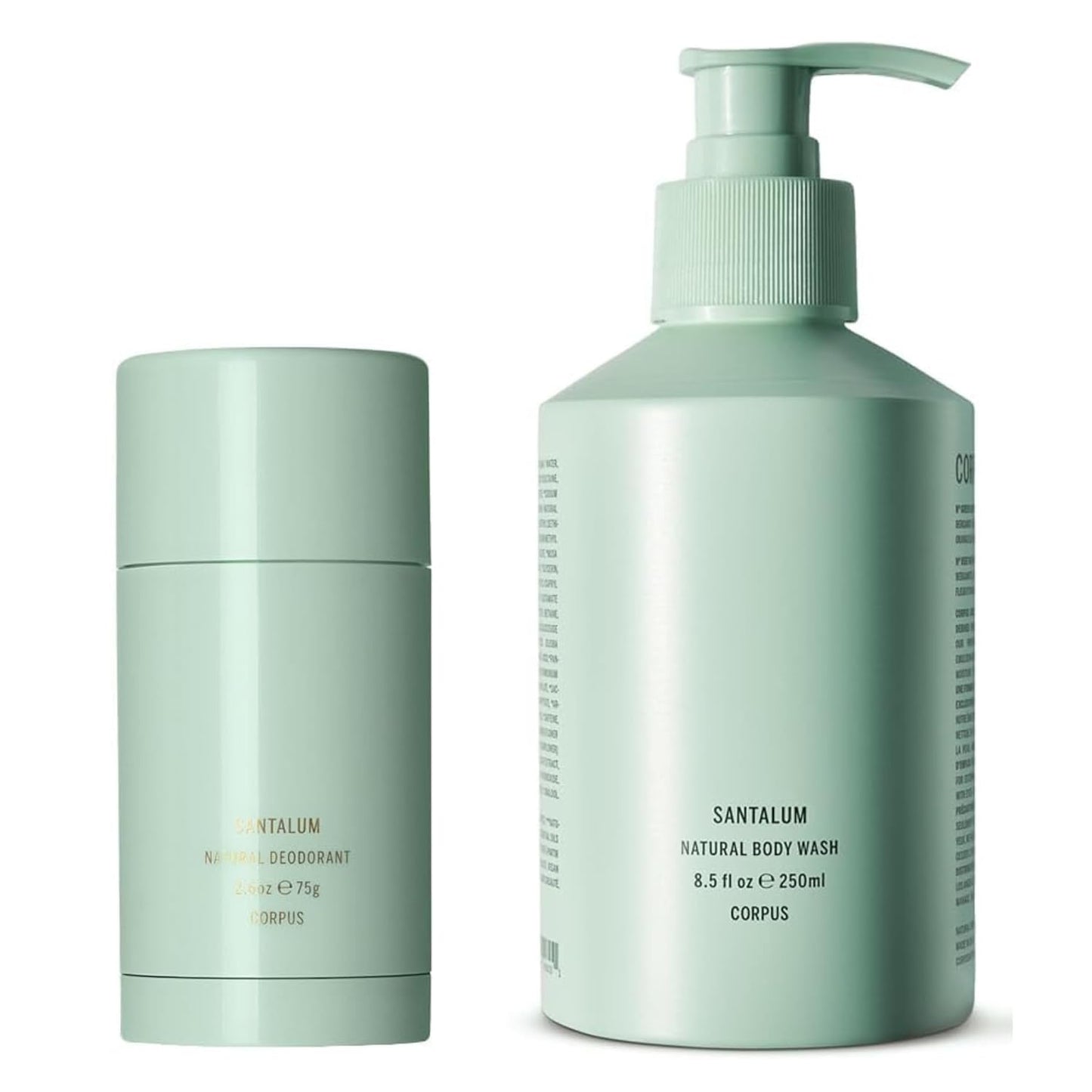 Corpus Santalum Plant-Based Deodorant + Natural Body Wash BUNDLE | Vegan, Cruelty-Free, Non-Toxic, Made In The USA