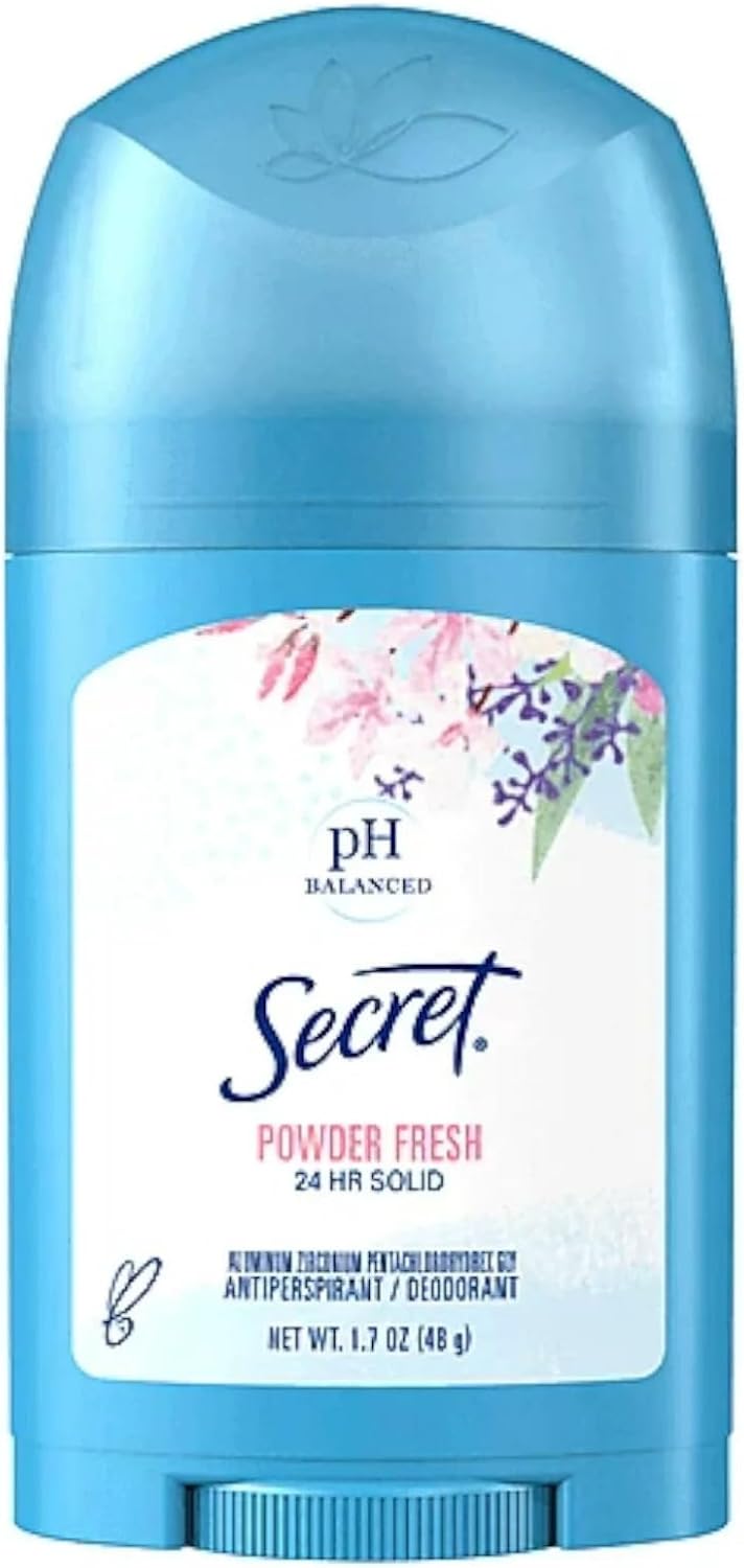 Secret Anti-Perspirant Deodorant Solid Powder Fresh 1.70 oz (Pack of 4)