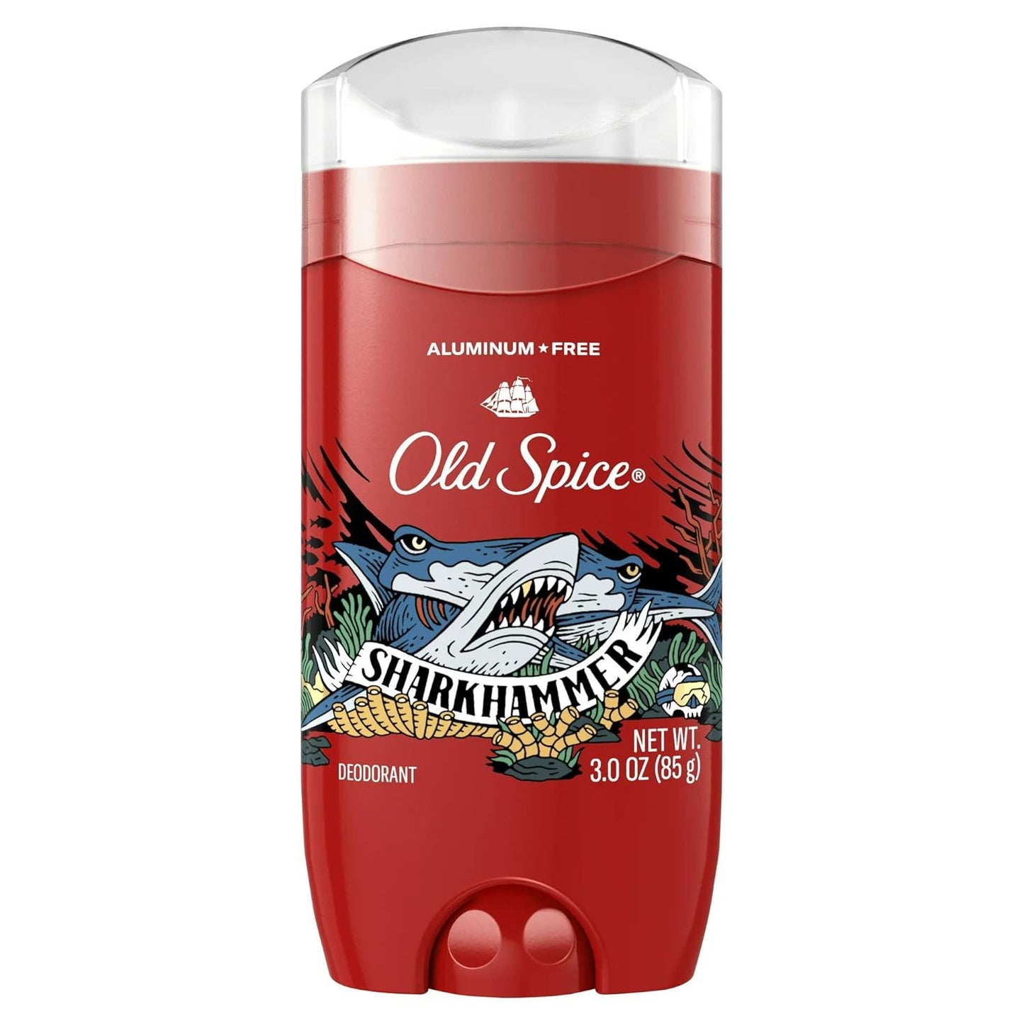 Old Spice Aluminum Free Deodorant for Men, SHARKHAMMER, 3.0 oz