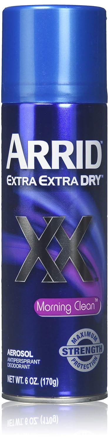 ARRID XX Anti-Perspirant Deodorant Spray, Morning Clean 6 oz (Pack of 9)