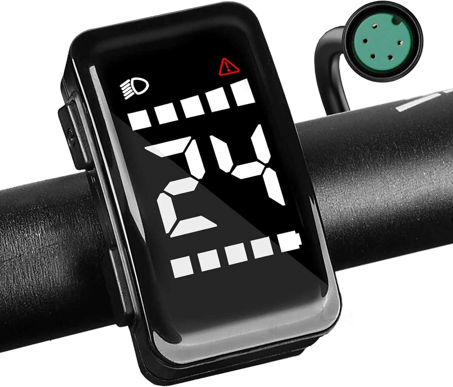 Ebike Display Electric Bike LCD Display for Bafang Mid Drive Motor Kit 36V/43V/48V Waterproof Electric Bicycle Computer Speedometer Compatiable for BAFANG BBS01 BBS02 BBSHD Hub Motor Display