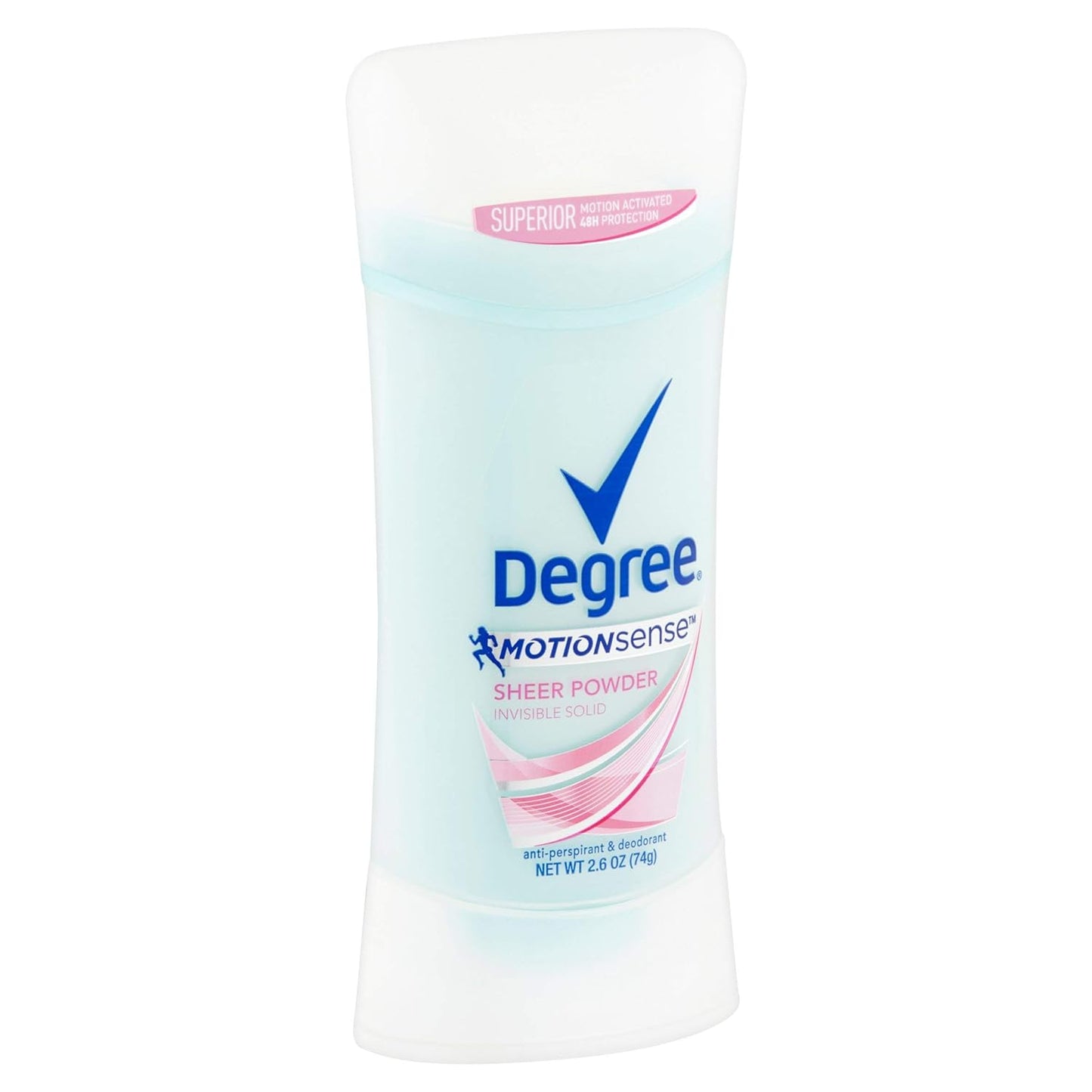 Degree Deodorant 2.6 Ounce Womens Motion Sense Sheer Powder (76ml) (2 Pack)