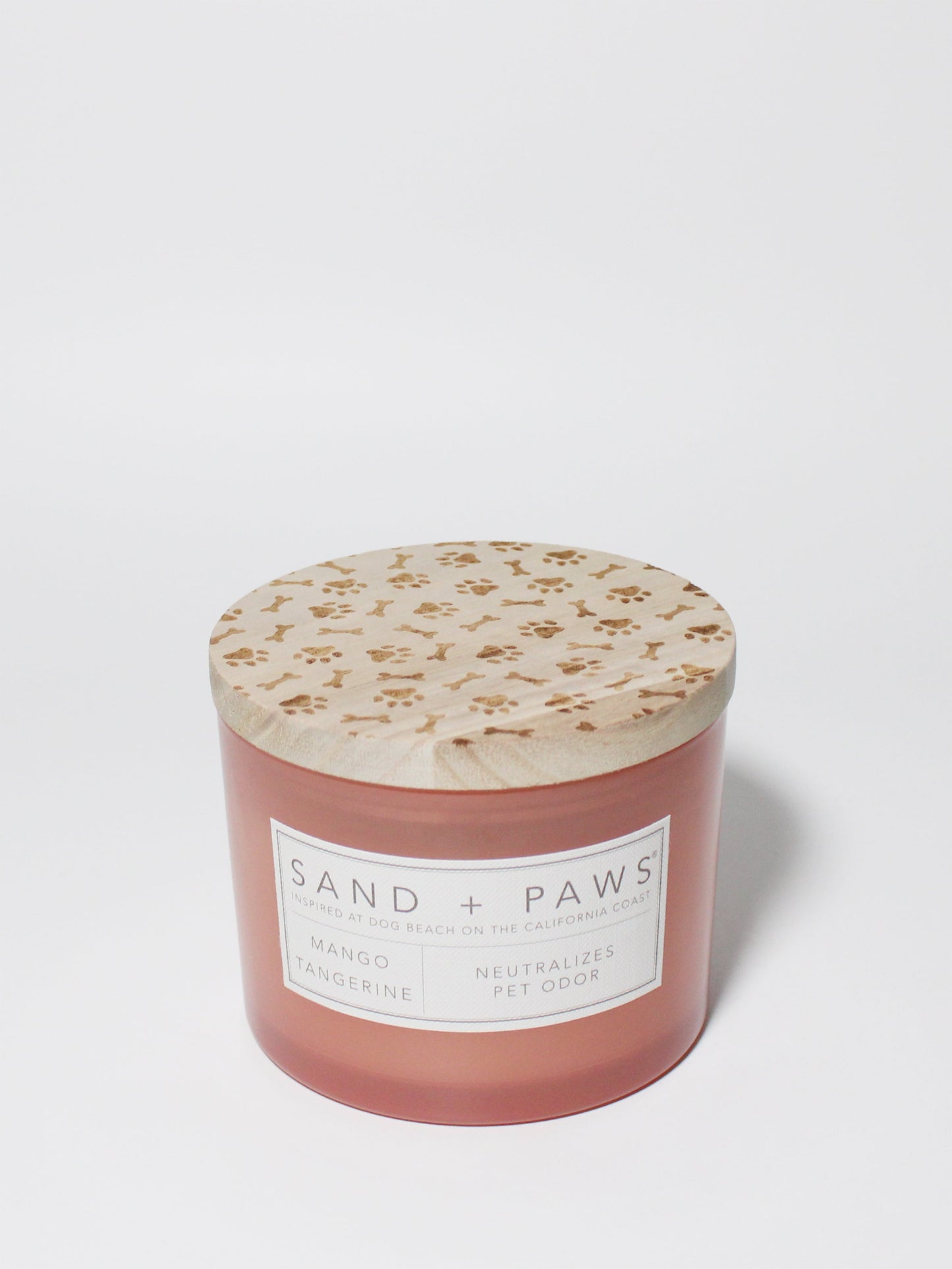 Sand + Paws Mango Tangerine 12 oz scented candle