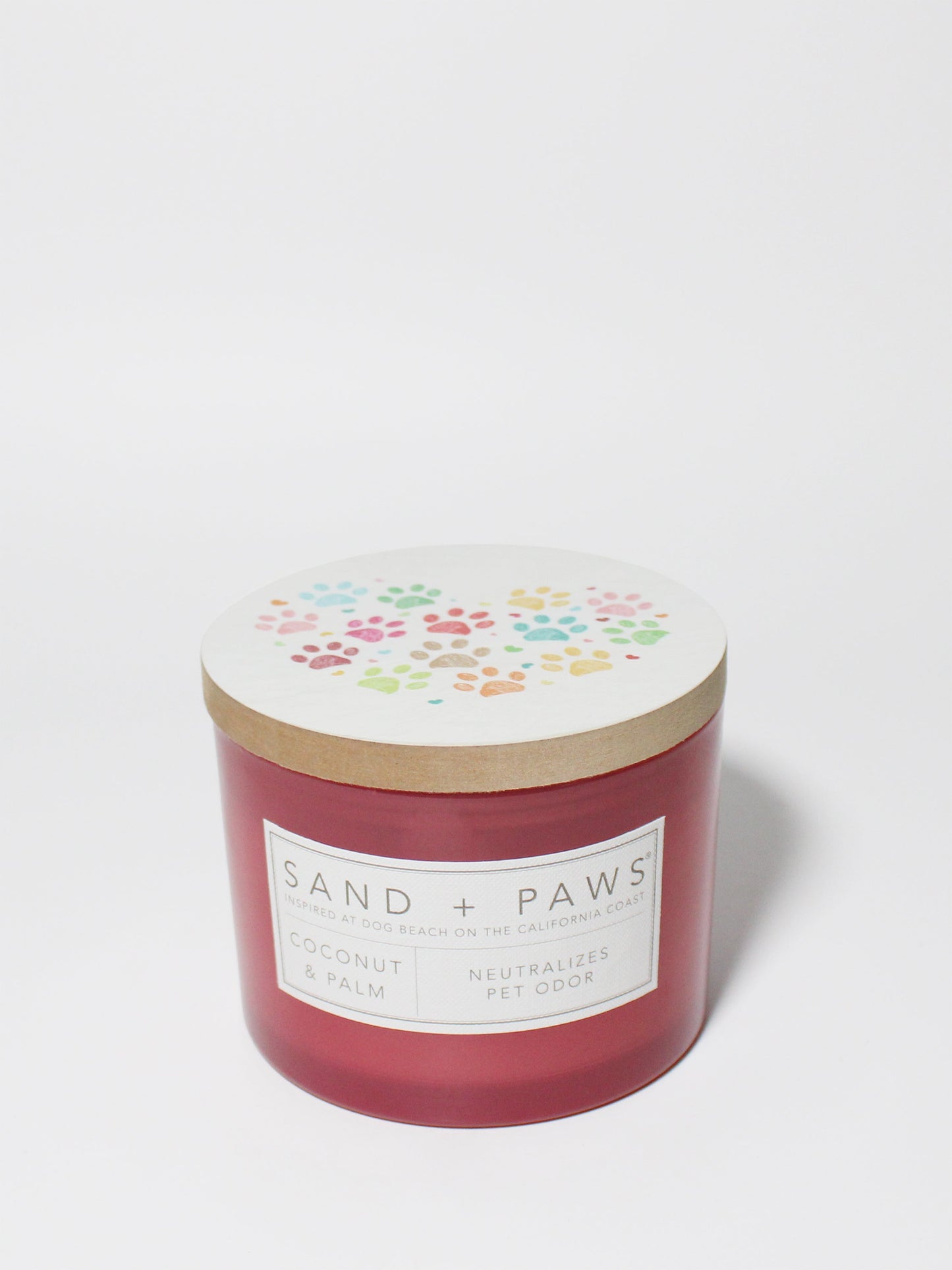 Sand + Paws Coconut & Palm 12 oz scented candle
