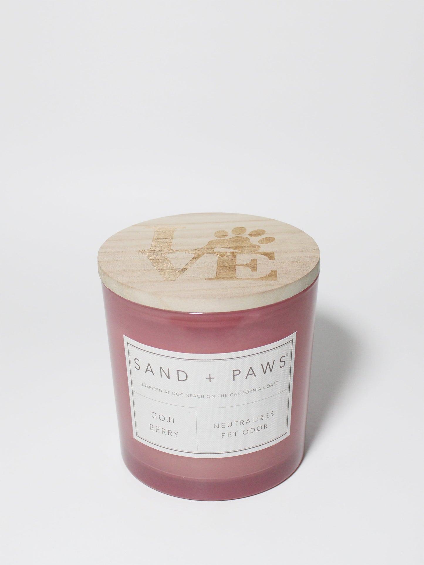 Sand + Paws Goji Berry 21 oz scented candle