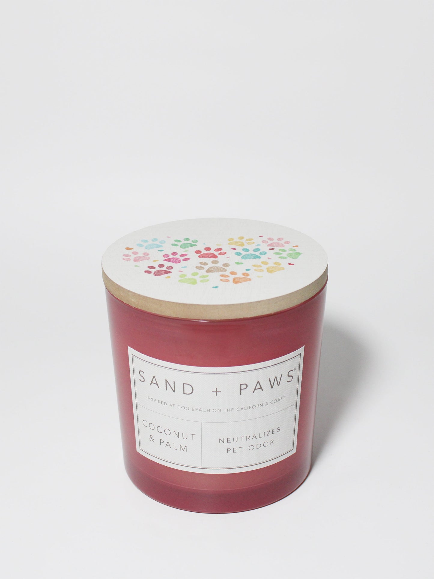 Sand + Paws Coconut & Palm 21 oz scented candle