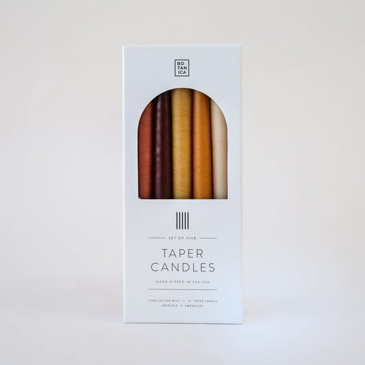 Zodiac Taper Candles | Earth