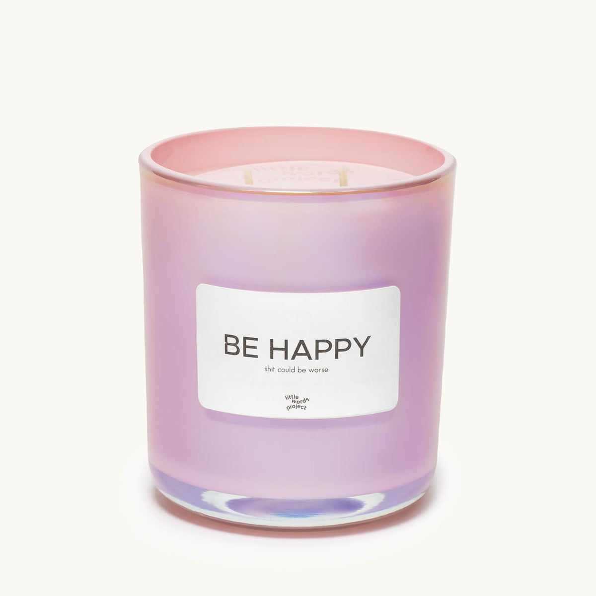 Be Happy Vanilla Woods Candle