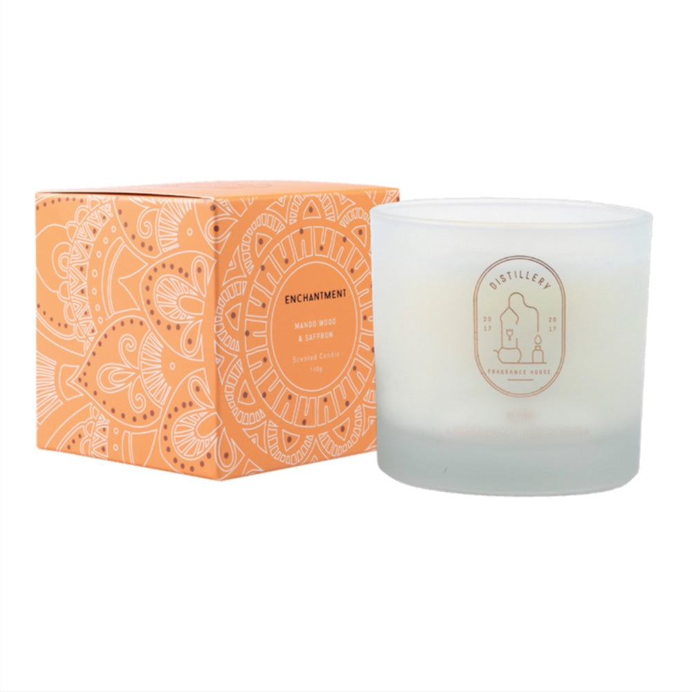 DISTILLERY FRAGRANCE HOUSE Soy Candle 190g Enchantment (Mango Wood & Saffron)