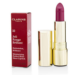 Clarins Joli Rouge Brillant (moisturizing Perfect Shine Sheer Lipstick) - # 33 Soft Plum --3.5g/0.1oz By Clarins