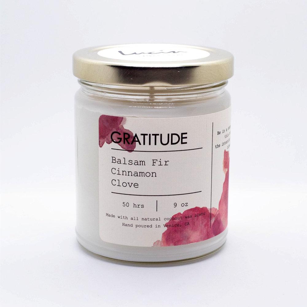Gratitude Candle