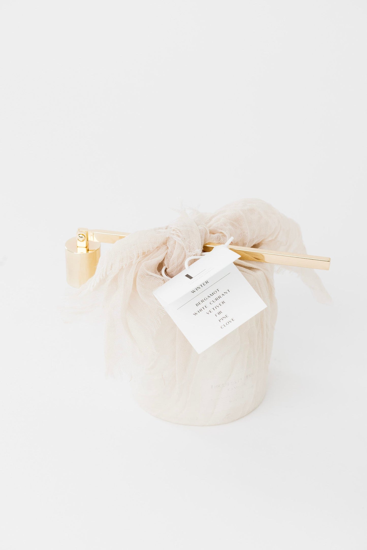 LCO EXCLUSIVE - Winter Double Wick Candle + Snuffer Gift Set