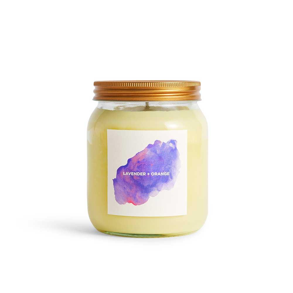 Calm - Lavender & Orange Aromatherapy Candle