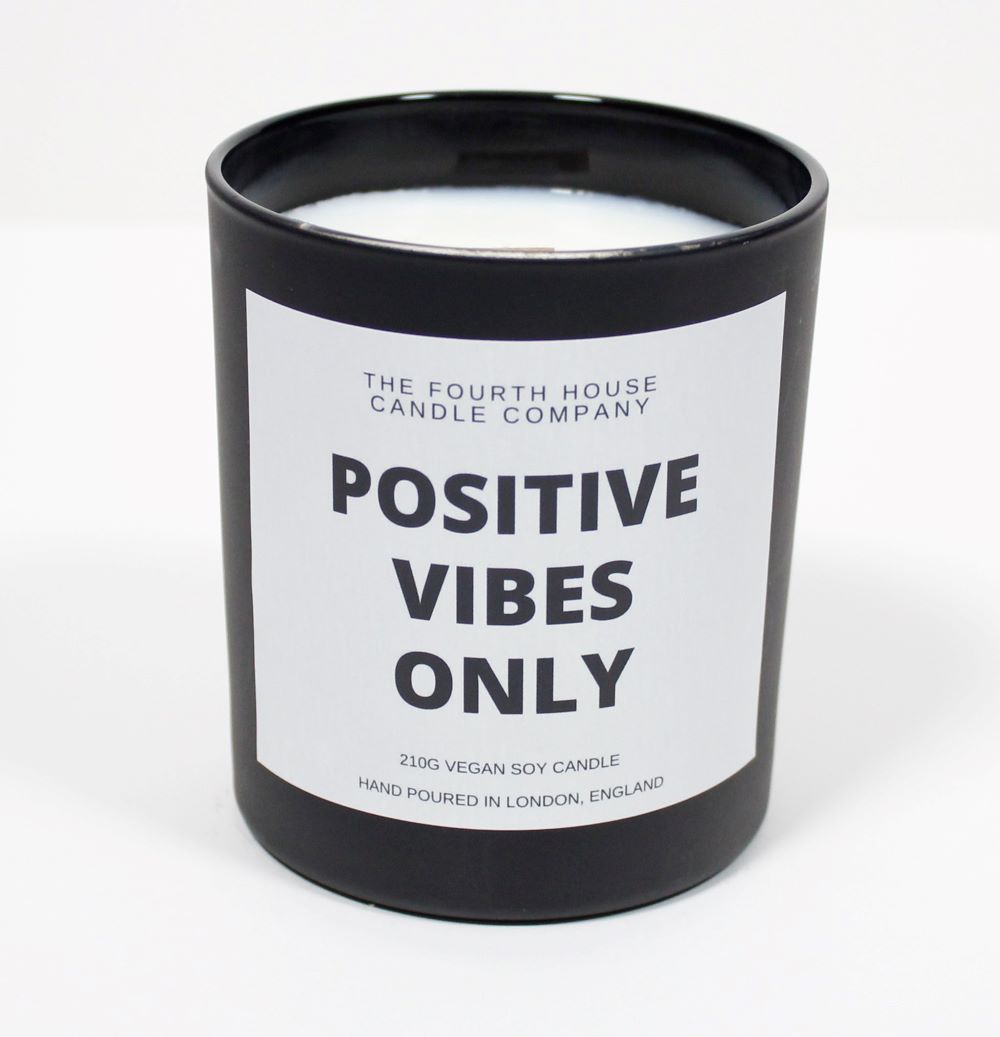 Vegan Wood Wick Candle - Sage and Sea Salt (Positive Vibes)