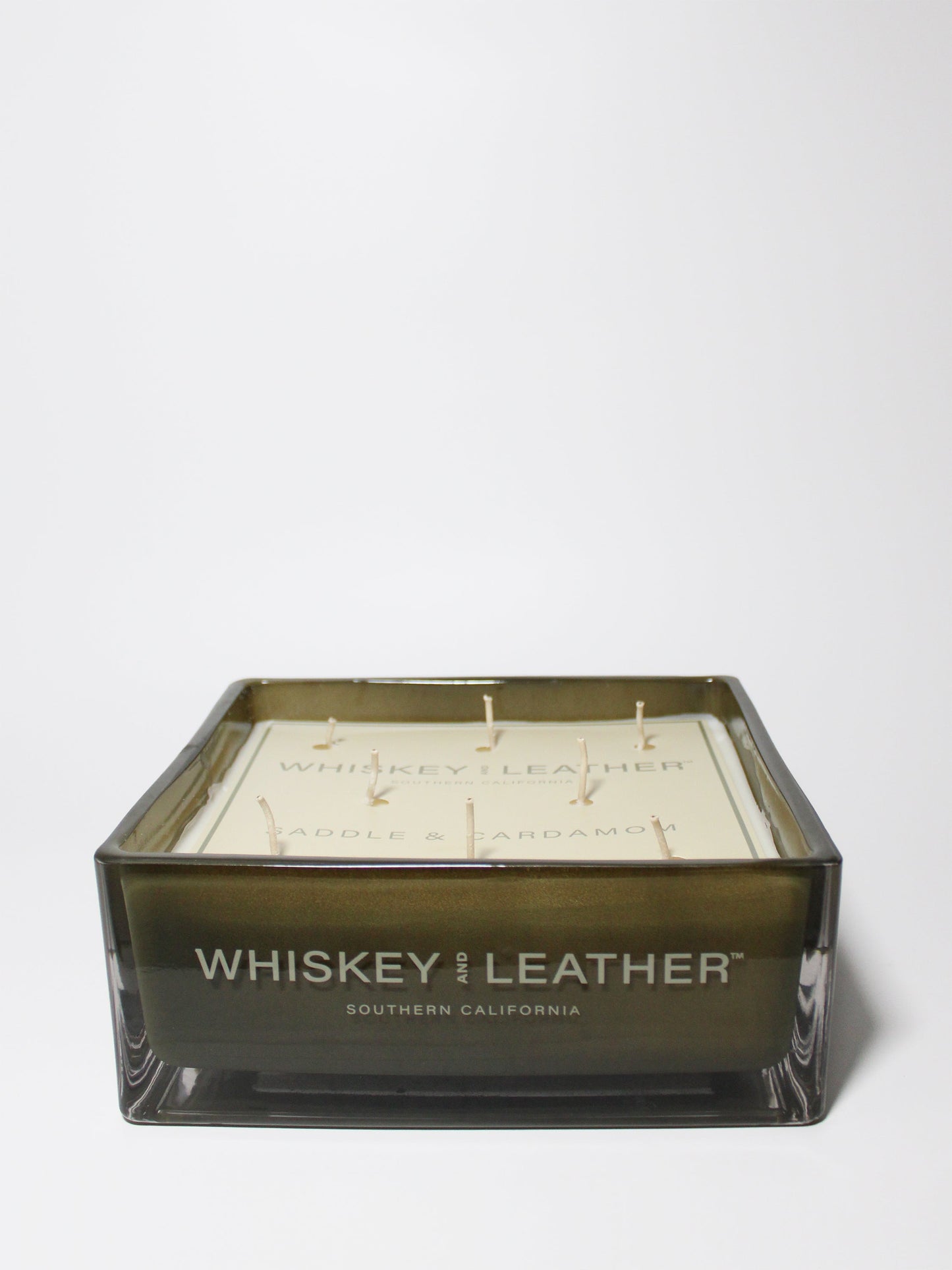 Saddle & Cardamom Whiskey and Leather 54 oz scented candle