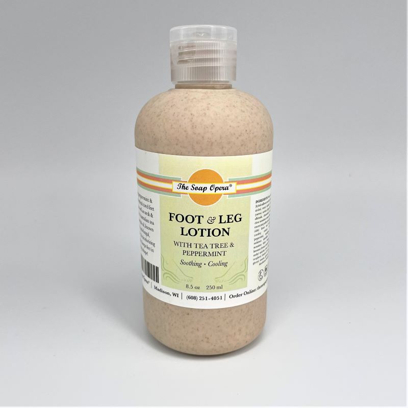 The Soap Opera Soothing Foot & Leg Lotion with Tea Tree & Peppermint