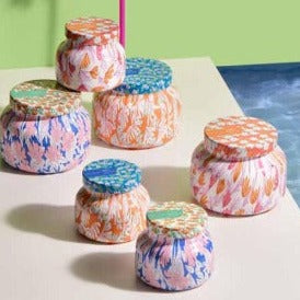 Pattern Play Pineapple Flower Candles