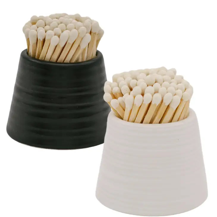 River Birch Candles Decorative Match Holder