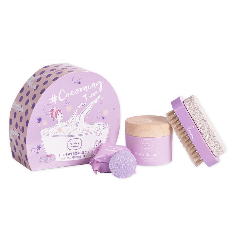 Le Mini Macaron - Cocooning Time 3-In-1 Spa Pedicure Set