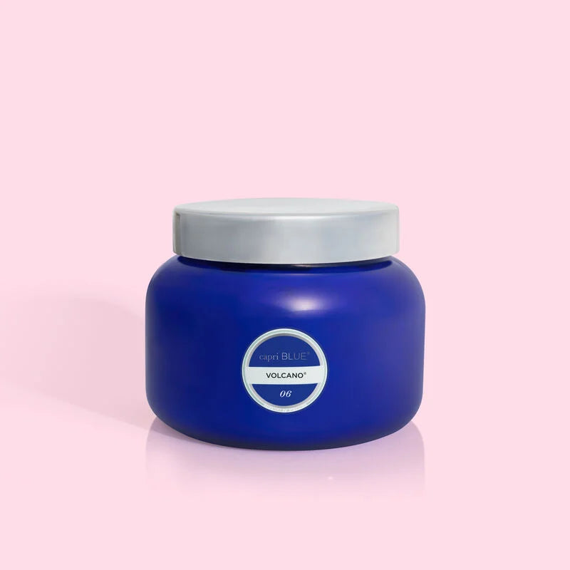 Capri Blue | 28 oz. Jar Candle in Signature Blue | Volcano