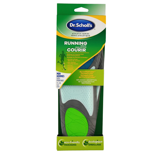 Dr. Scholl's - Athletic Series Running Insoles - Men 7.5-10 | 1 Pair