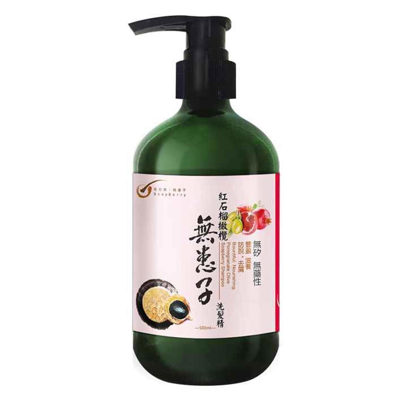 Soapberry Pomegranate Olive Soapberry Shampoo 500ml  Fixed Size