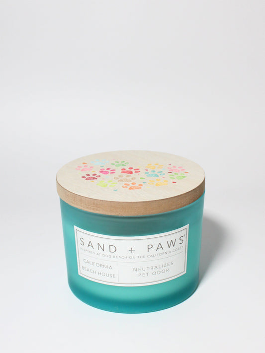 Sand + Paws California Beach House 12 oz scented candle