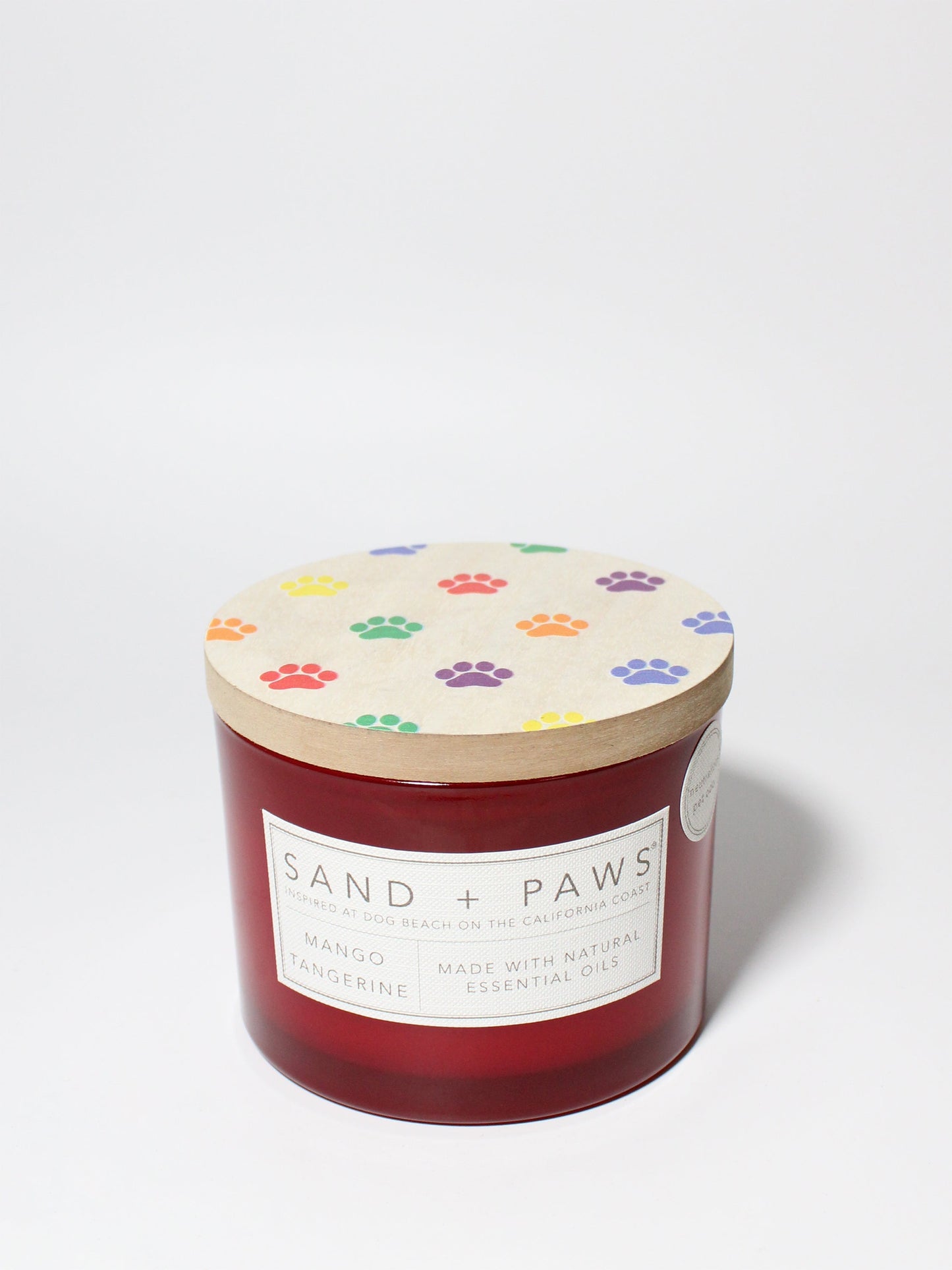 Sand + Paws Mango Tangerine 12 oz scented candle