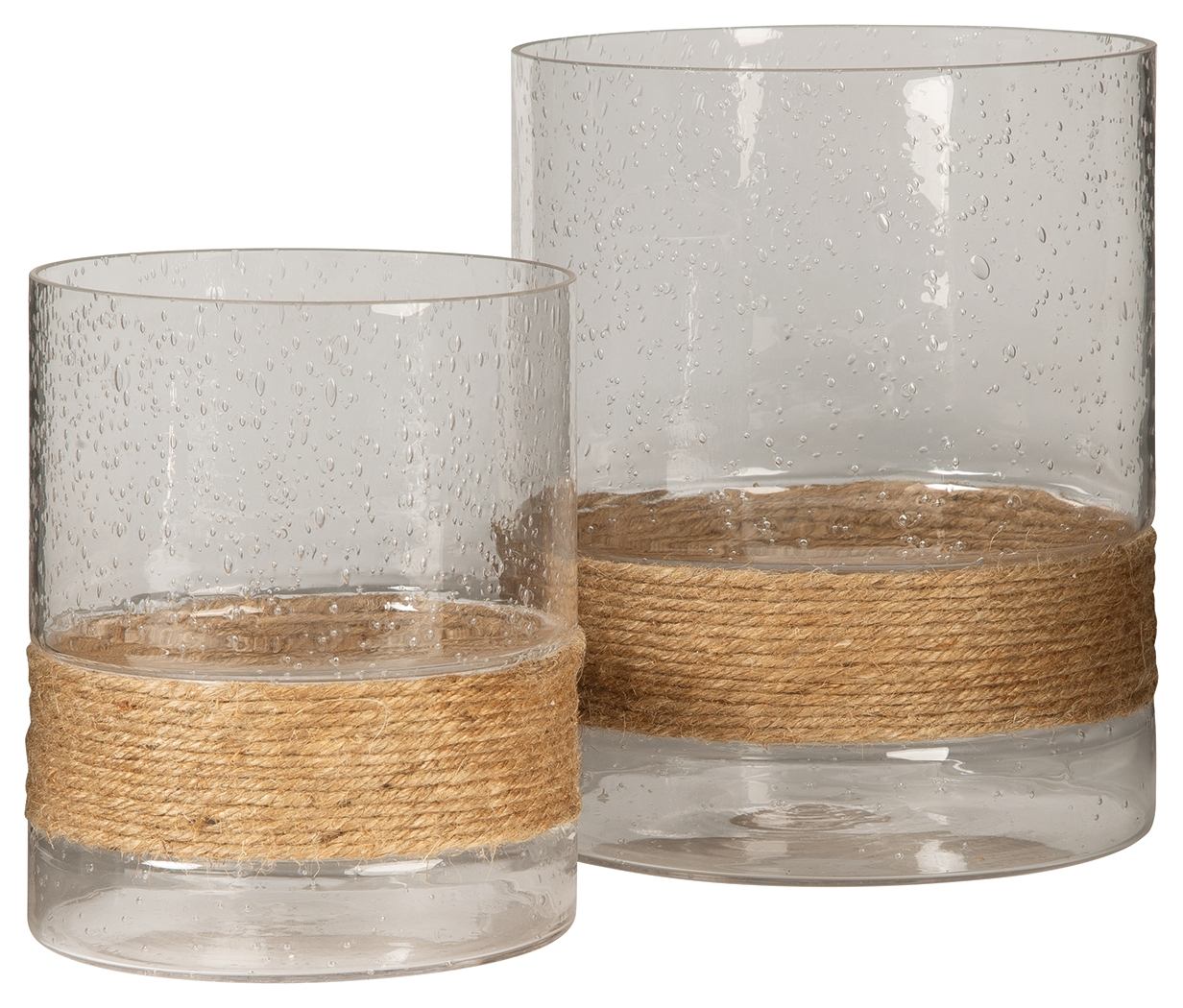 Eudocia - Clear - Candle Holder Set