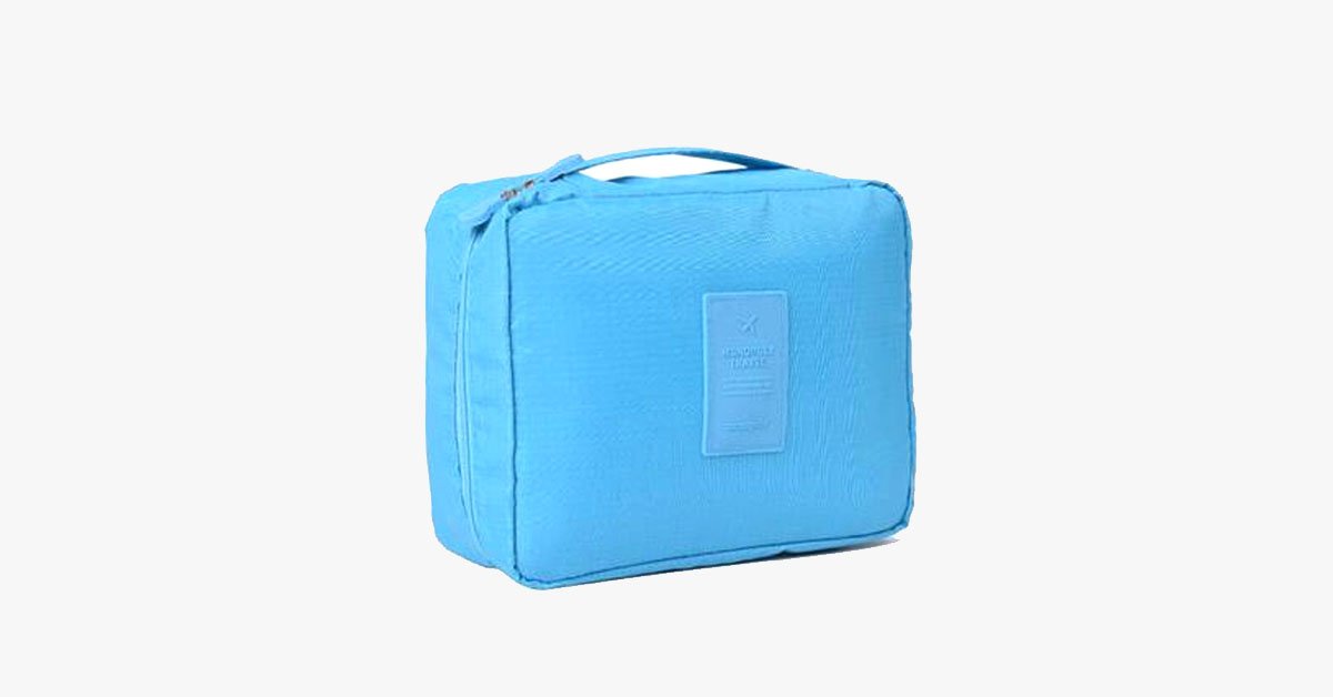 Compact Travel Cosmetic Bag