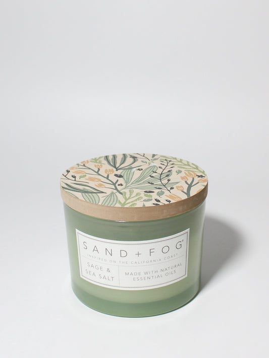 Sage & Sea Salt 12 oz scented candle