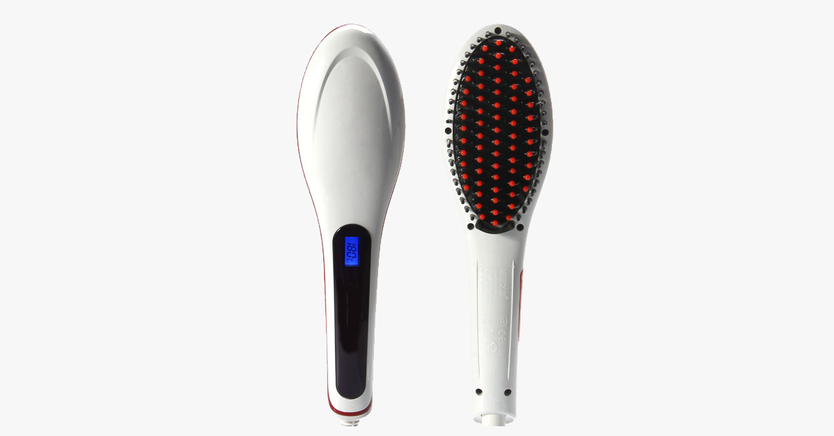 Ceramic Hair Straightening Brush