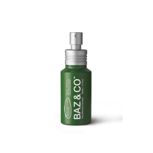 BAZ & CO Naturally Fresh Deodorant for Men - Aluminium Free - Basil, Vetiver and Witch Hazel 50ml