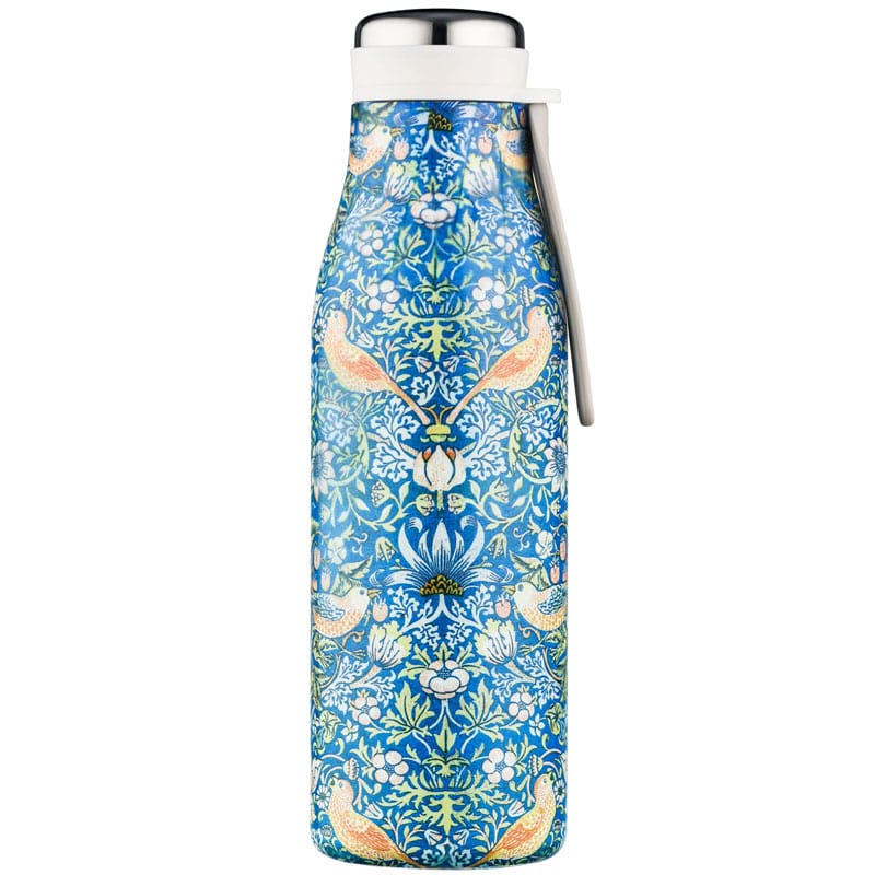 Ecoffee Cup Hot/Cold Vacuum Bottle – William Morris Thief - closed bottle. holds 1/2 Liter