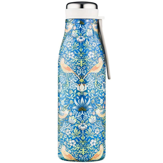 Ecoffee Cup Hot/Cold Vacuum Bottle – William Morris Thief - closed bottle. holds 1/2 Liter