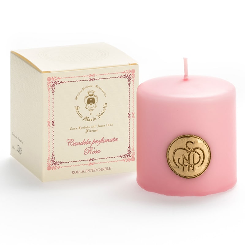 Santa Maria Novella Rosa Scented Candle (2.75" High)